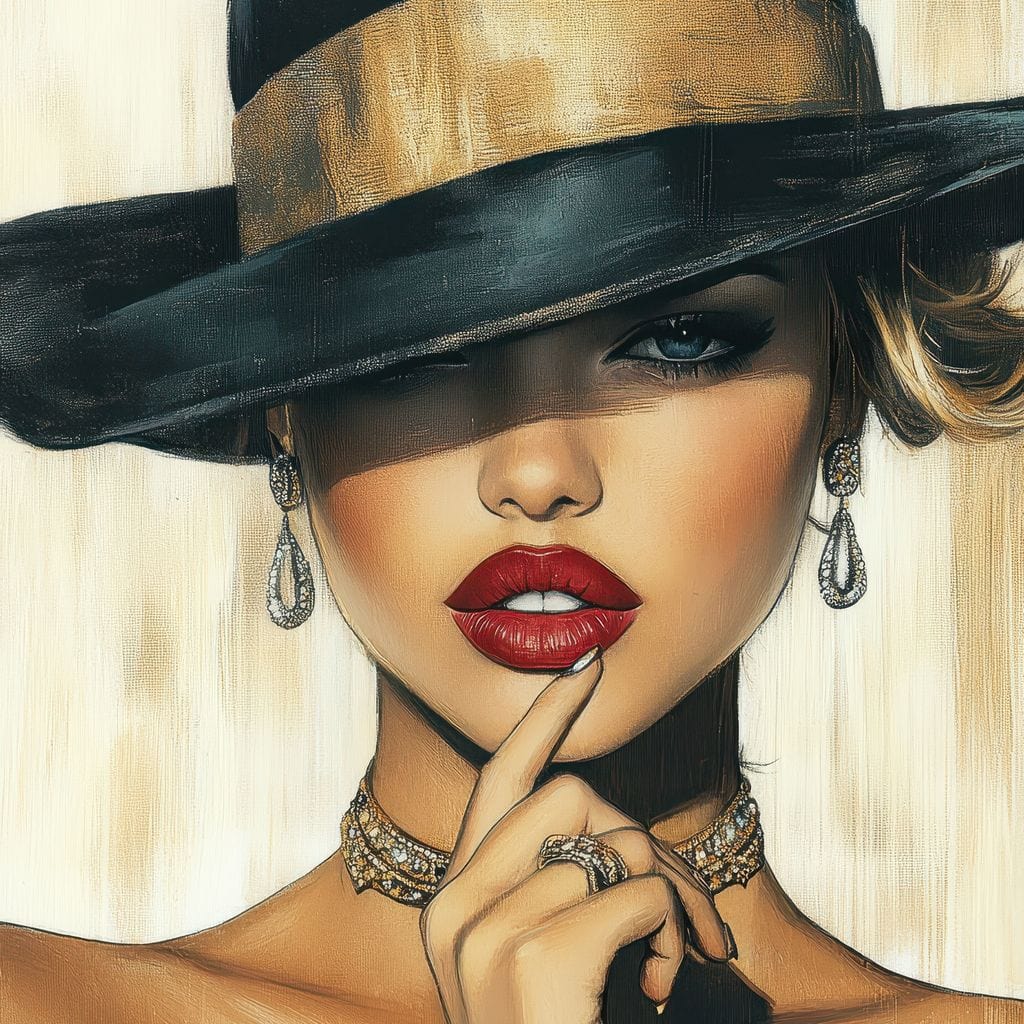 Tablou Canvas Premium, LuxCanva® G1051, Frumusete Rupta, Contrast, Aur, Textura, Abstract, Privire, Stralucire, Chip, Emotie, Living, Dormitor