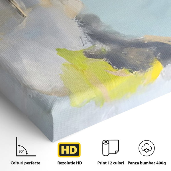 Tablou Canvas Premium LuxCanva® C1241 Calatorie In Spatiu , Relaxare, Living Room, Culori Vibrante