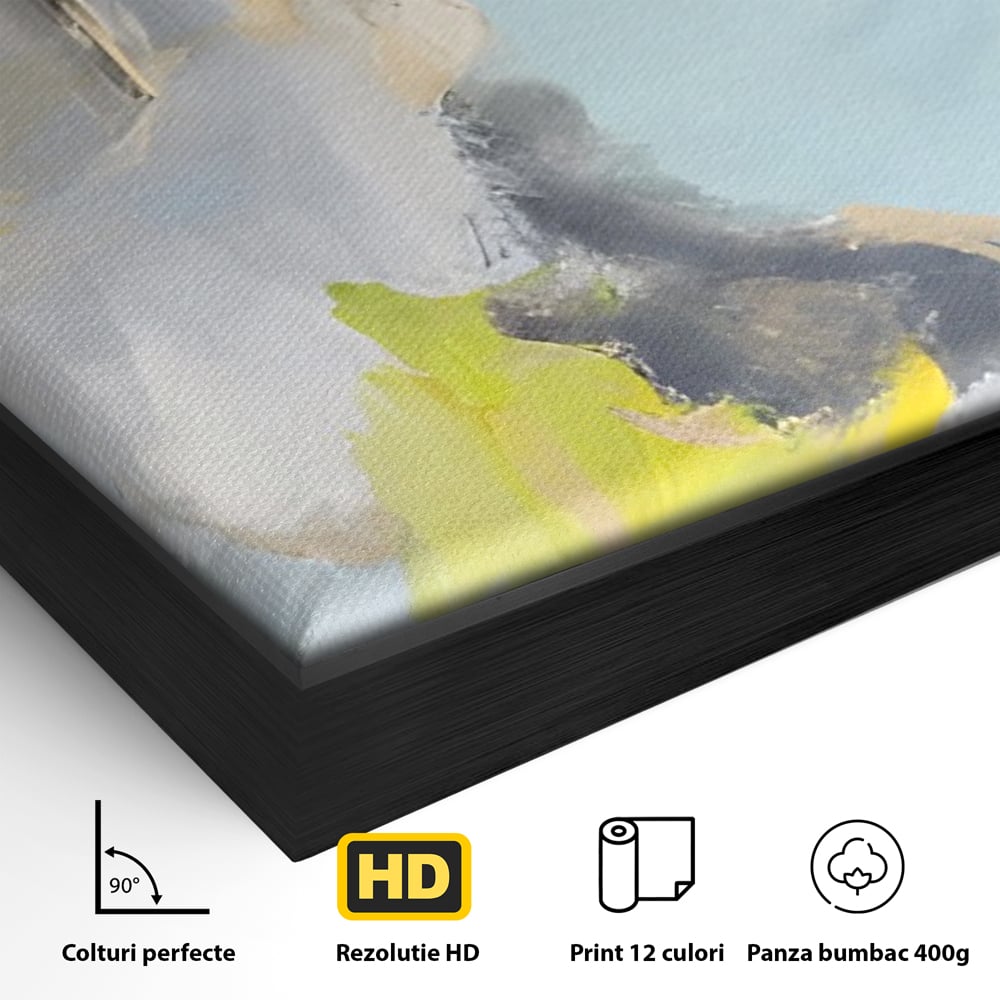 Tablou Canvas Premium LuxCanva® C1241 Calatorie In Spatiu , Relaxare, Living Room, Culori Vibrante