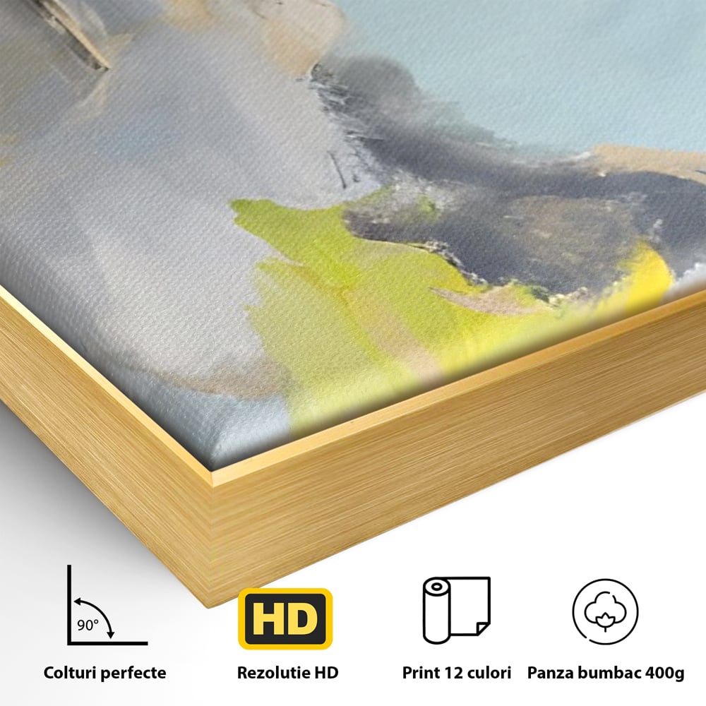Tablou Canvas Premium LuxCanva® C1241 Calatorie In Spatiu , Relaxare, Living Room, Culori Vibrante