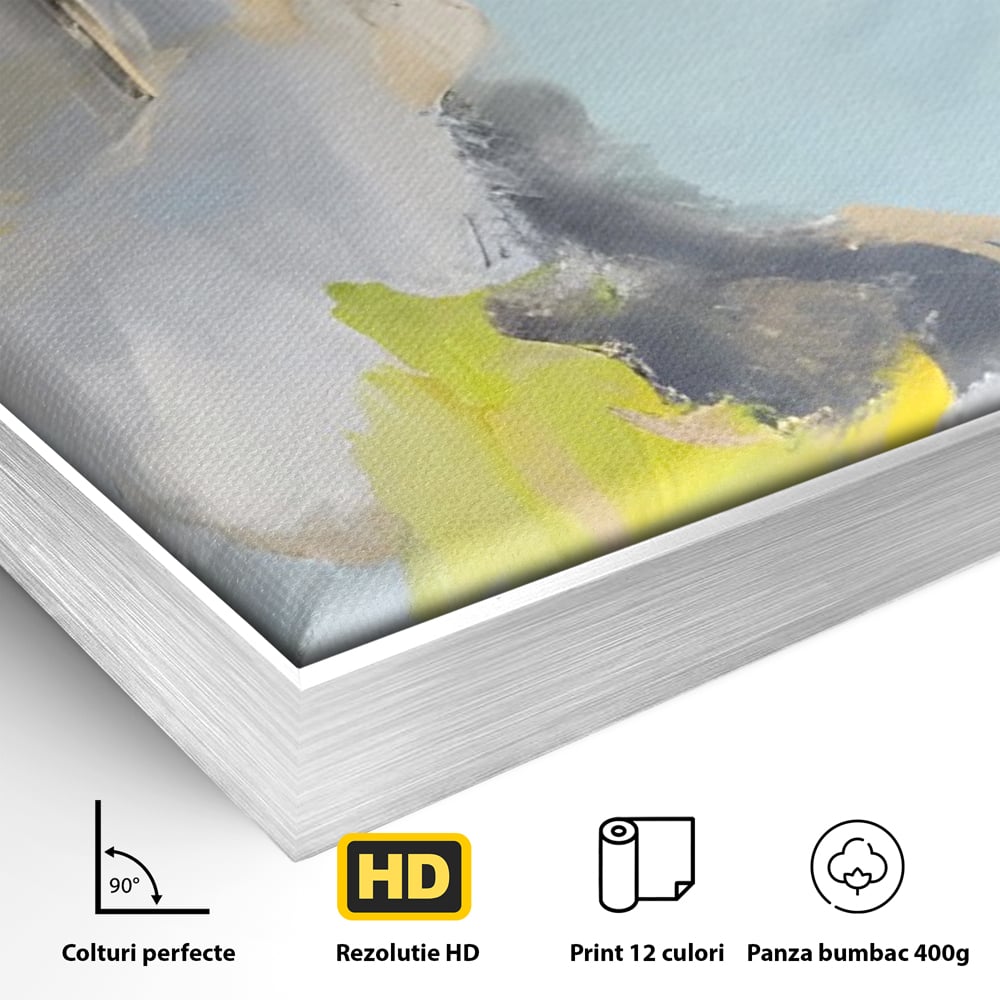 Tablou Canvas Premium LuxCanva® C1241 Calatorie In Spatiu , Relaxare, Living Room, Culori Vibrante