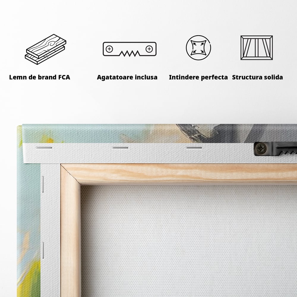 Tablou Canvas Premium LuxCanva® C1241 Calatorie In Spatiu , Relaxare, Living Room, Culori Vibrante