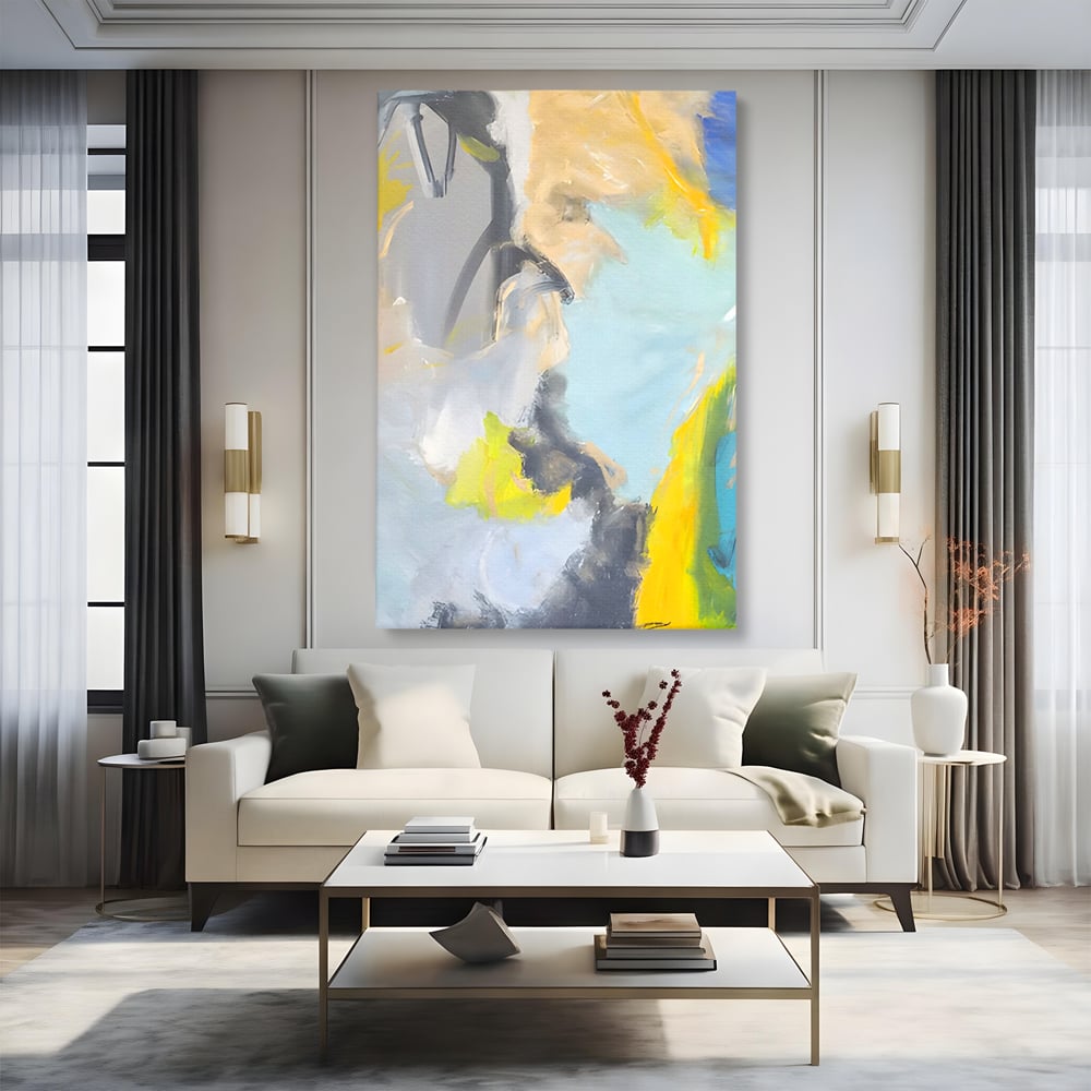 Tablou Canvas Premium LuxCanva® C1241 Calatorie In Spatiu , Relaxare, Living Room, Culori Vibrante