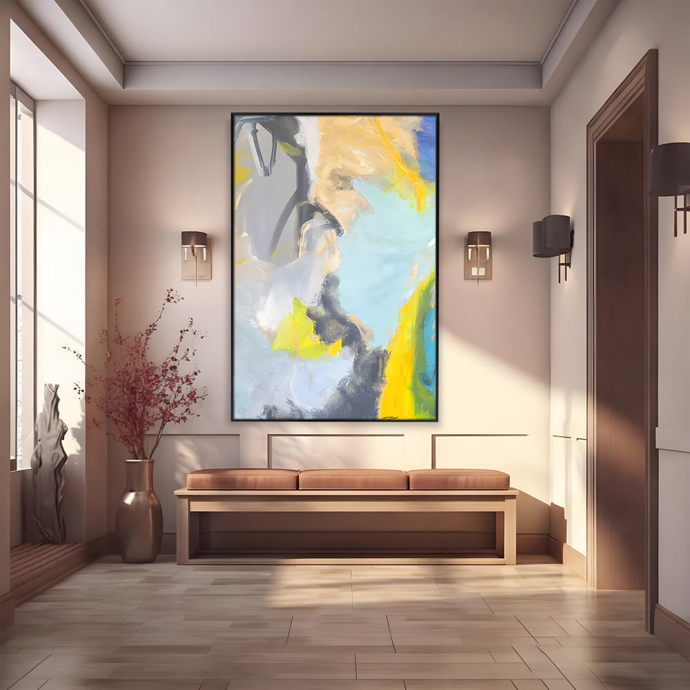 Tablou Canvas Premium LuxCanva® C1241 Calatorie In Spatiu , Relaxare, Living Room, Culori Vibrante