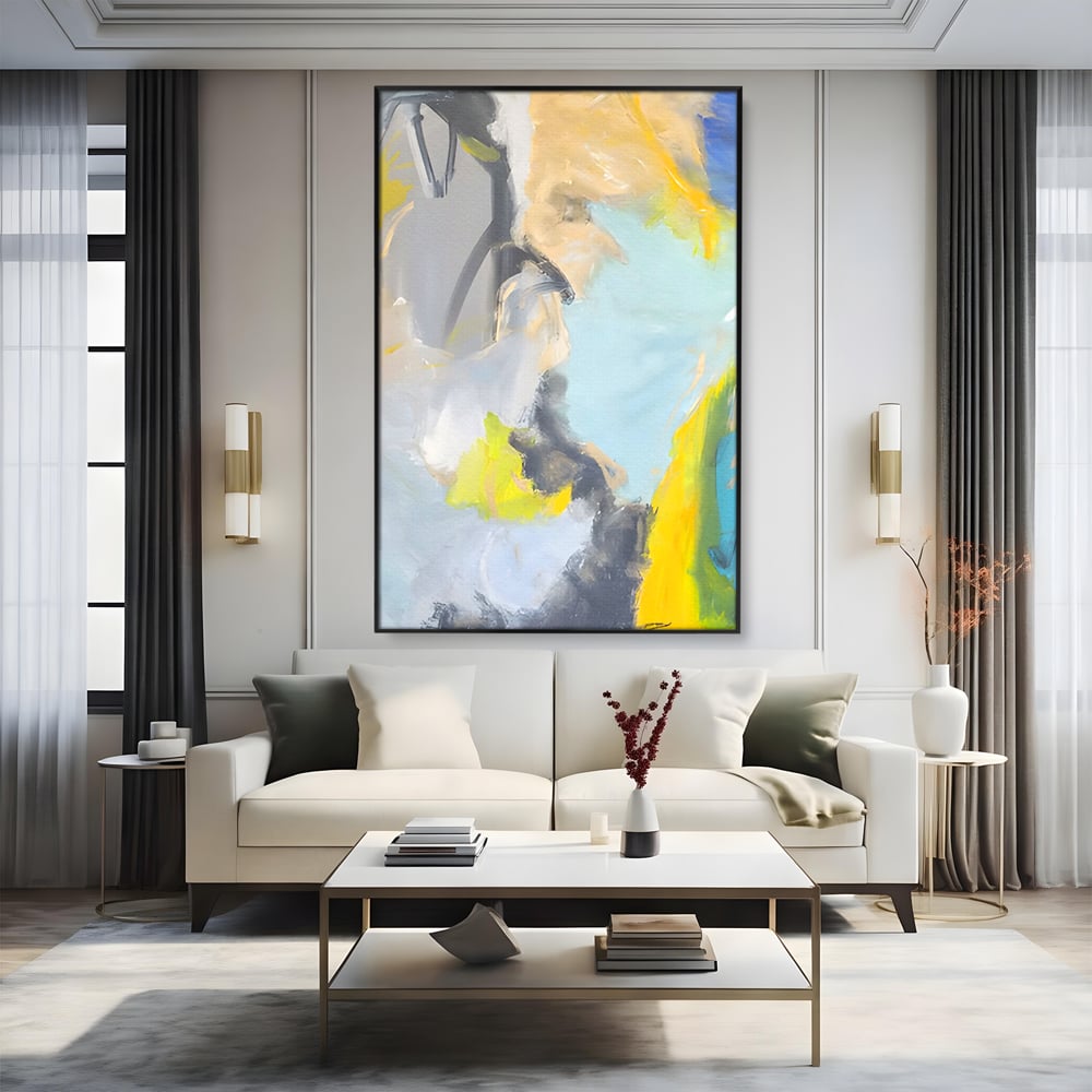Tablou Canvas Premium LuxCanva® C1241 Calatorie In Spatiu , Relaxare, Living Room, Culori Vibrante