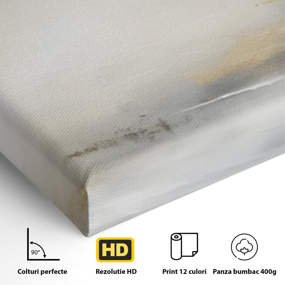 Tablou Canvas Premium LuxCanva® C1245 Ceata Deasupra Lacului , Relaxare, Living Room, Culori Vibrante