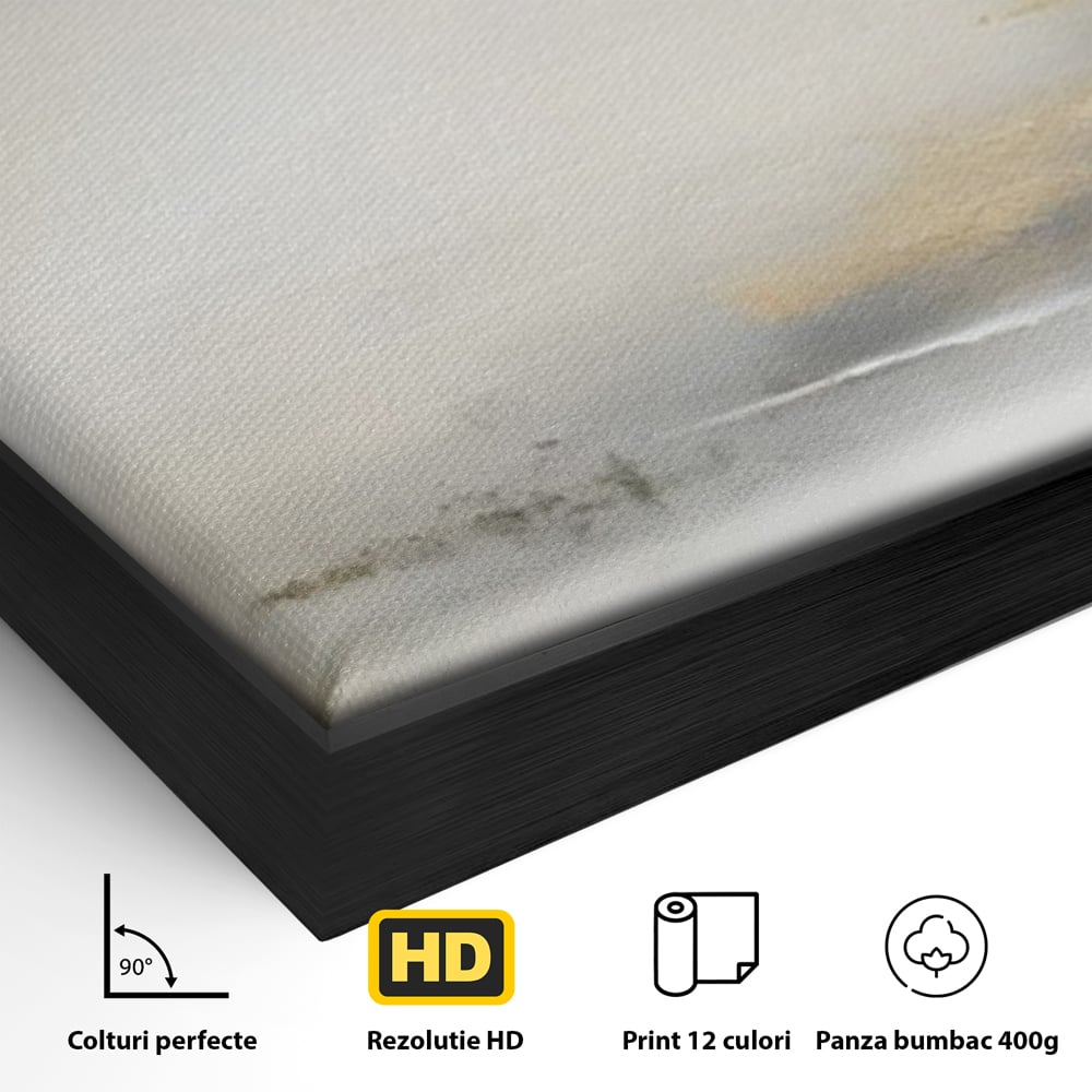 Tablou Canvas Premium LuxCanva® C1245 Ceata Deasupra Lacului , Relaxare, Living Room, Culori Vibrante