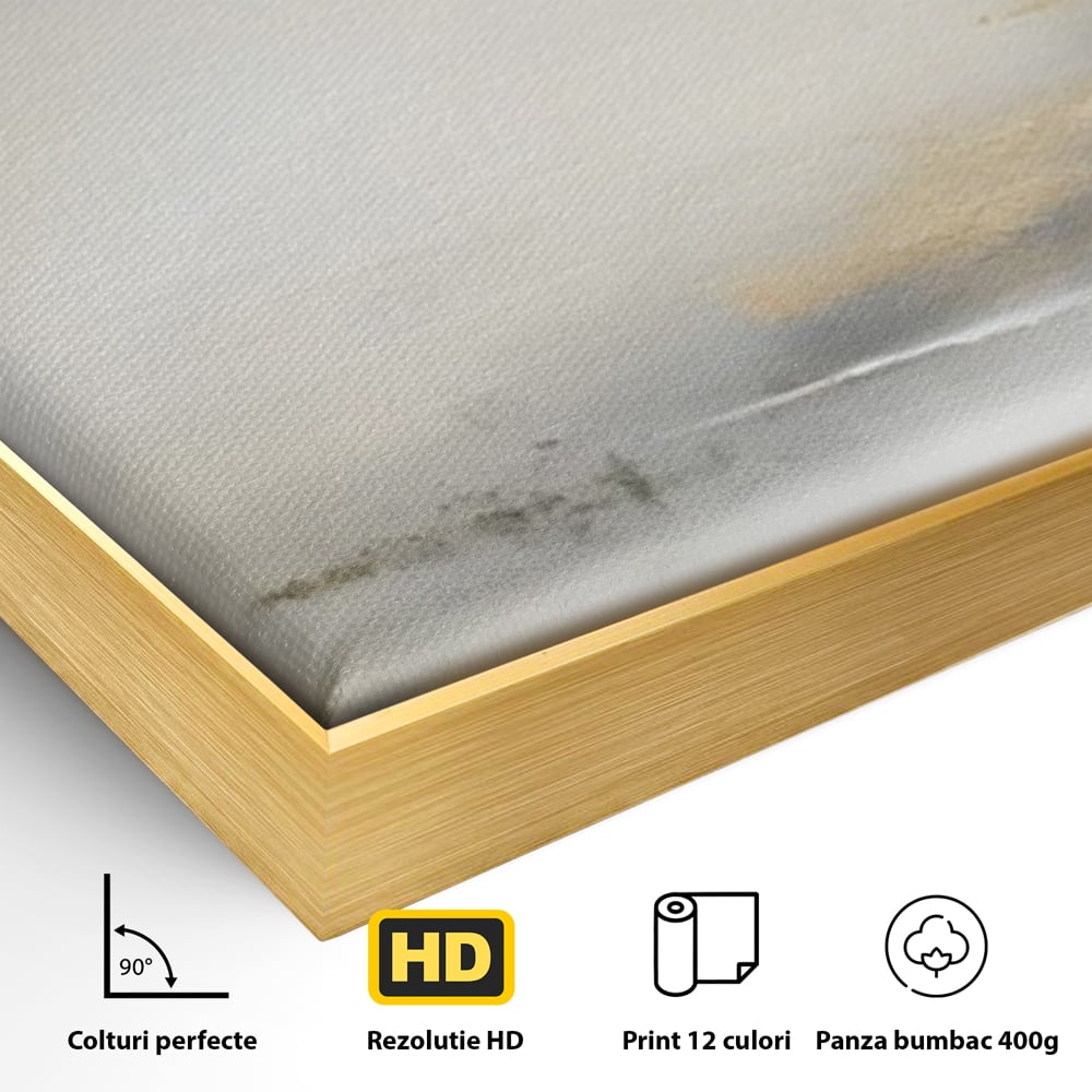 Tablou Canvas Premium LuxCanva® C1245 Ceata Deasupra Lacului , Relaxare, Living Room, Culori Vibrante