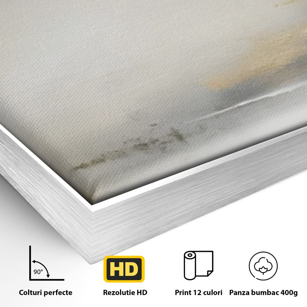 Tablou Canvas Premium LuxCanva® C1245 Ceata Deasupra Lacului , Relaxare, Living Room, Culori Vibrante