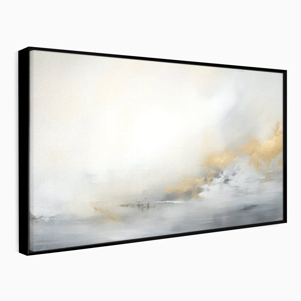 Tablou Canvas Premium LuxCanva® C1245 Ceata Deasupra Lacului , Relaxare, Living Room, Culori Vibrante