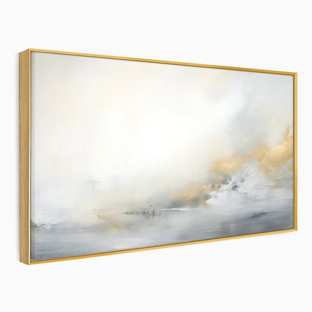 Tablou Canvas Premium LuxCanva® C1245 Ceata Deasupra Lacului , Relaxare, Living Room, Culori Vibrante