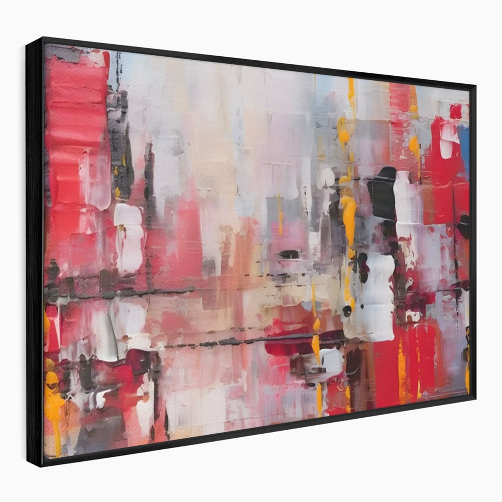 Tablou Canvas Premium LuxCanva® C1246 Culori Abstracte Pictate , Relaxare, Living Room, Culori Vibrante