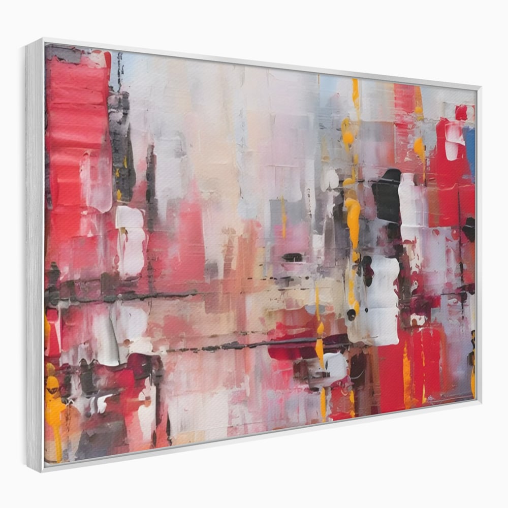 Tablou Canvas Premium LuxCanva® C1246 Culori Abstracte Pictate , Relaxare, Living Room, Culori Vibrante