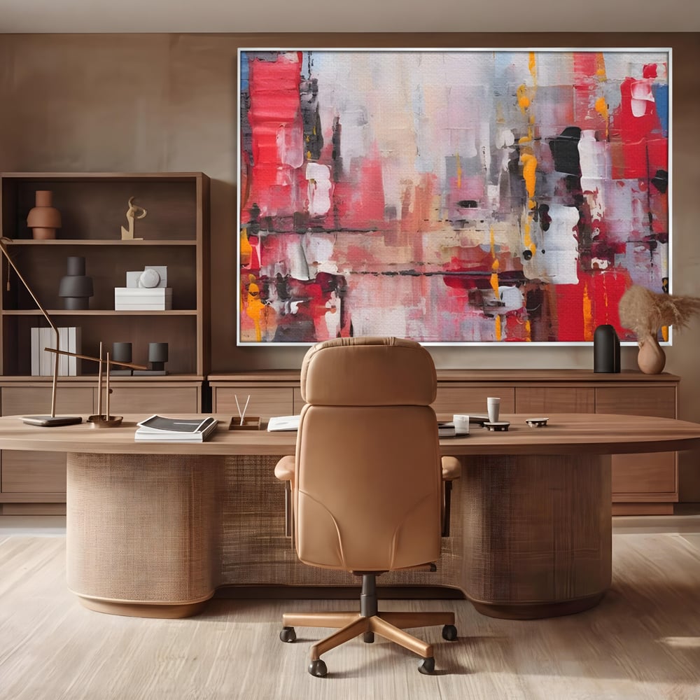 Tablou Canvas Premium LuxCanva® C1246 Culori Abstracte Pictate , Relaxare, Living Room, Culori Vibrante