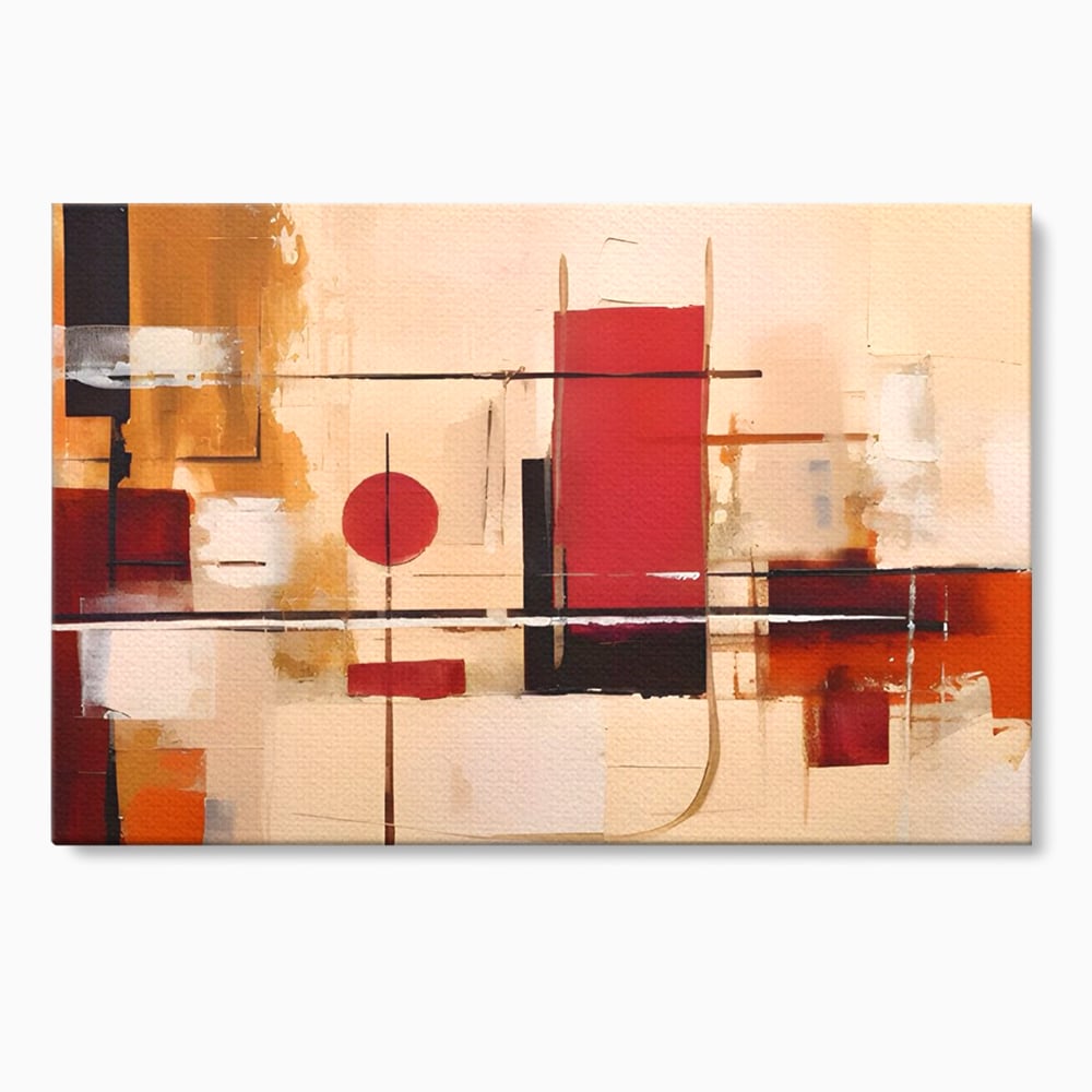 Tablou Canvas Premium LuxCanva® C1247 Pictura Iluzie Abstracta , Relaxare, Living Room, Culori Vibrante