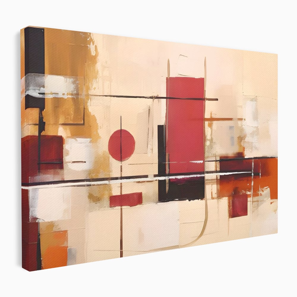Tablou Canvas Premium LuxCanva® C1247 Pictura Iluzie Abstracta , Relaxare, Living Room, Culori Vibrante