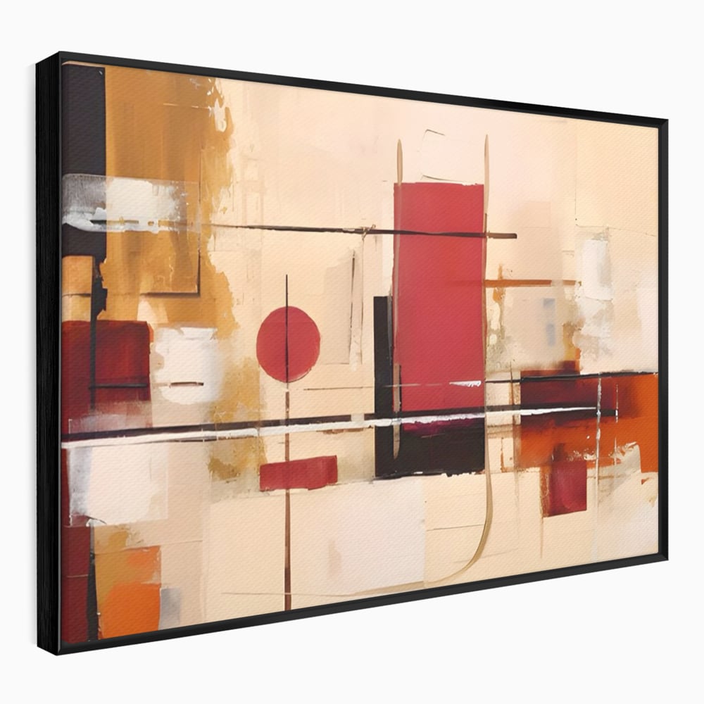 Tablou Canvas Premium LuxCanva® C1247 Pictura Iluzie Abstracta , Relaxare, Living Room, Culori Vibrante