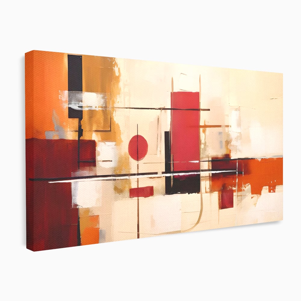 Tablou Canvas Premium LuxCanva® C1247 Pictura Iluzie Abstracta , Relaxare, Living Room, Culori Vibrante