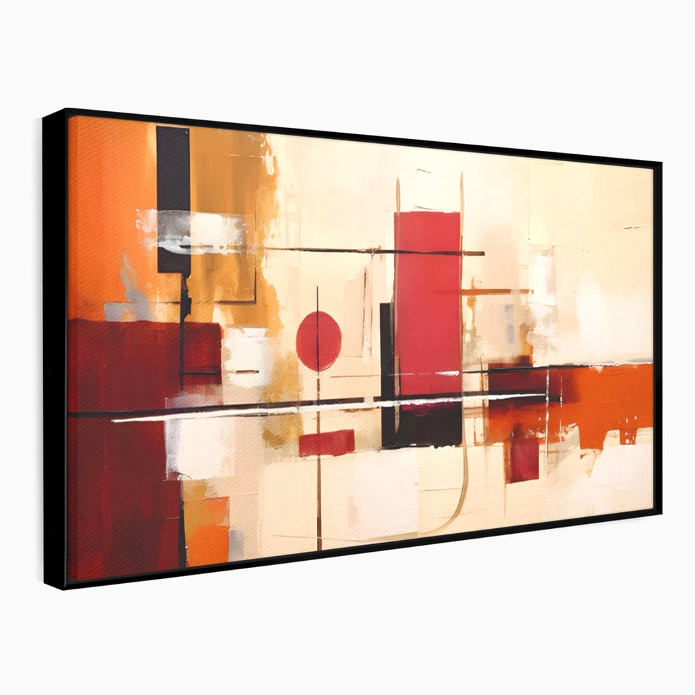 Tablou Canvas Premium LuxCanva® C1247 Pictura Iluzie Abstracta , Relaxare, Living Room, Culori Vibrante