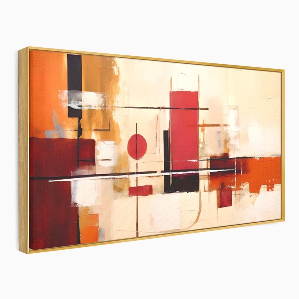 Tablou Canvas Premium LuxCanva® C1247 Pictura Iluzie Abstracta , Relaxare, Living Room, Culori Vibrante