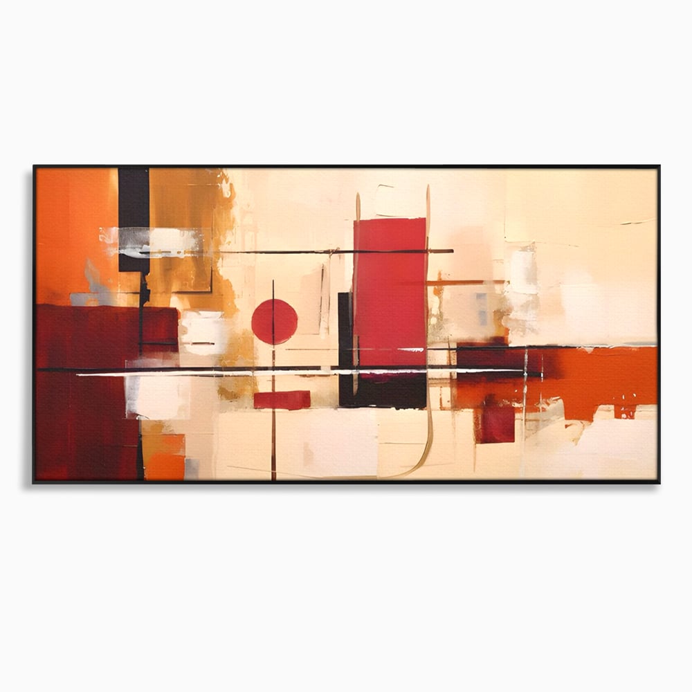 Tablou Canvas Premium LuxCanva® C1247 Pictura Iluzie Abstracta , Relaxare, Living Room, Culori Vibrante