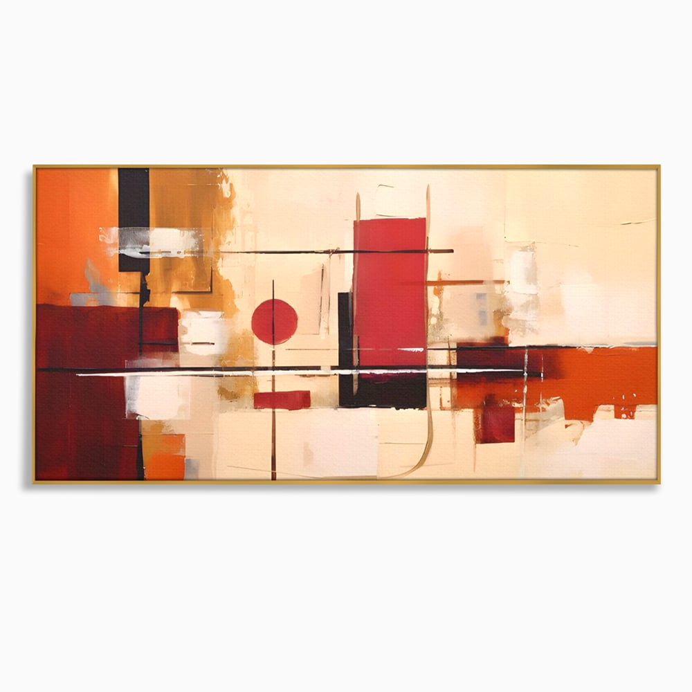 Tablou Canvas Premium LuxCanva® C1247 Pictura Iluzie Abstracta , Relaxare, Living Room, Culori Vibrante