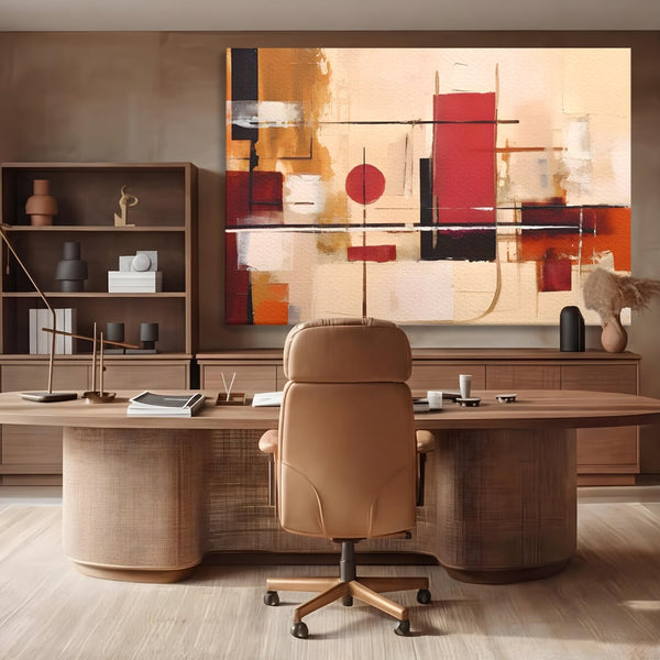 Tablou Canvas Premium LuxCanva® C1247 Pictura Iluzie Abstracta , Relaxare, Living Room, Culori Vibrante