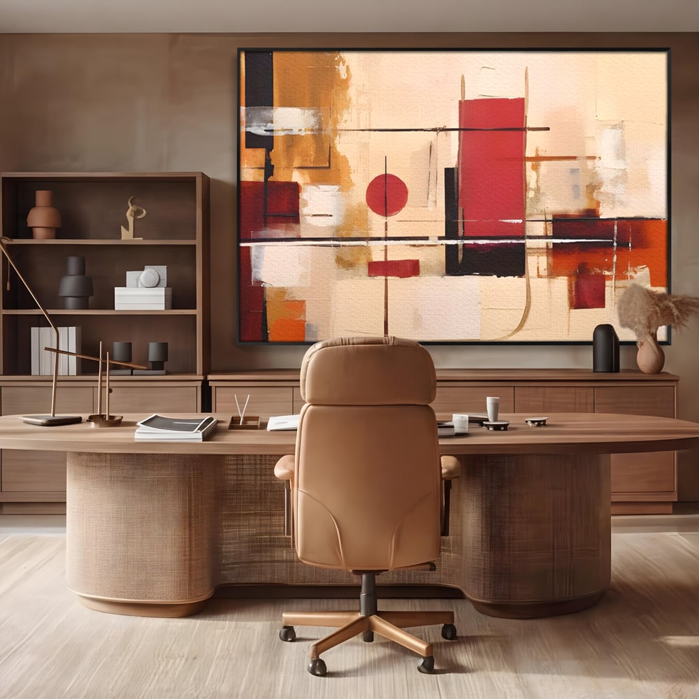 Tablou Canvas Premium LuxCanva® C1247 Pictura Iluzie Abstracta , Relaxare, Living Room, Culori Vibrante