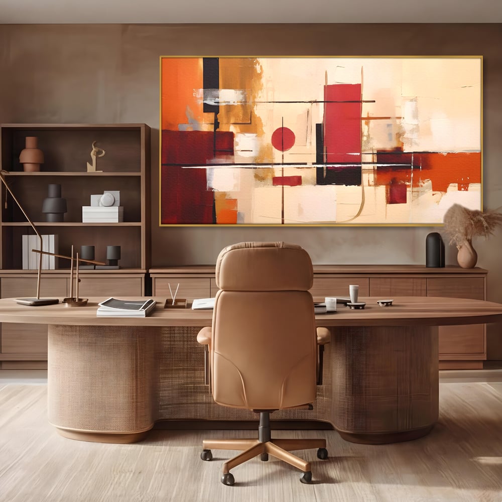 Tablou Canvas Premium LuxCanva® C1247 Pictura Iluzie Abstracta , Relaxare, Living Room, Culori Vibrante