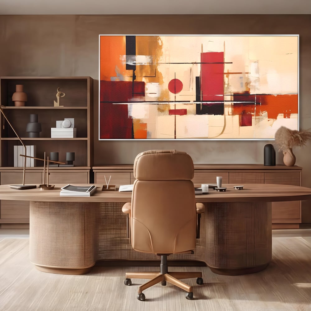 Tablou Canvas Premium LuxCanva® C1247 Pictura Iluzie Abstracta , Relaxare, Living Room, Culori Vibrante
