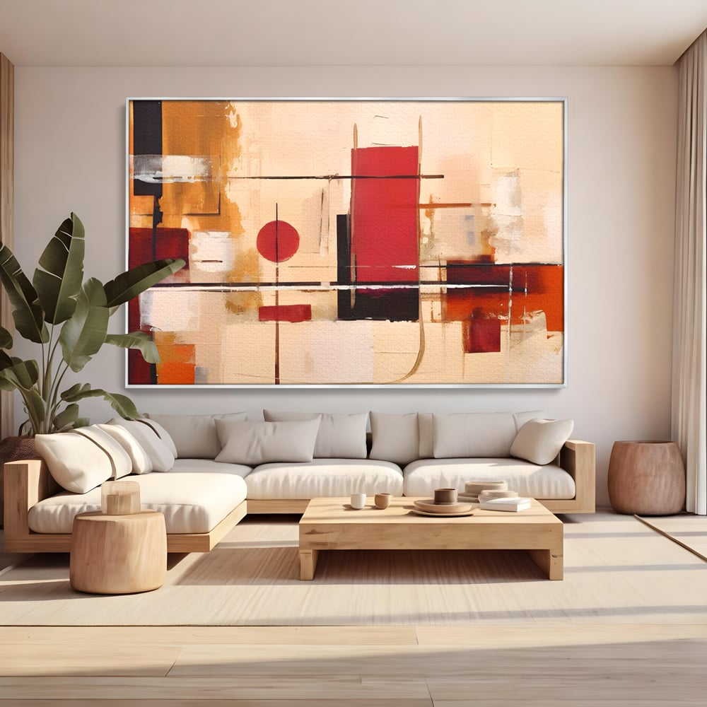 Tablou Canvas Premium LuxCanva® C1247 Pictura Iluzie Abstracta , Relaxare, Living Room, Culori Vibrante