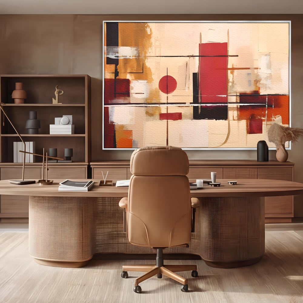 Tablou Canvas Premium LuxCanva® C1247 Pictura Iluzie Abstracta , Relaxare, Living Room, Culori Vibrante