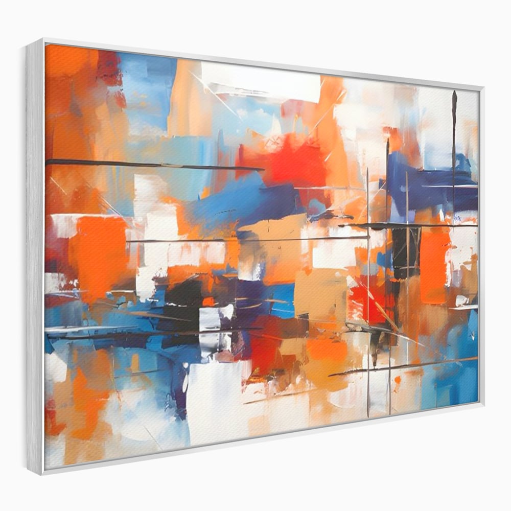 Leinwandbilder Premium LuxCanva® C1248, Abstrakte mehrfarbige Leinwandbilder, Entspannend, Wohnzimmer, Lebendige Farben