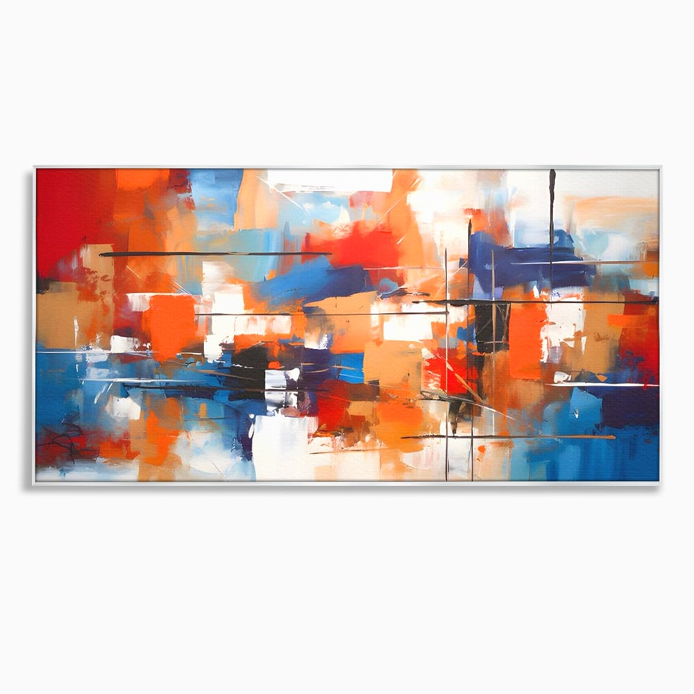 Leinwandbilder Premium LuxCanva® C1248, Abstrakte mehrfarbige Leinwandbilder, Entspannend, Wohnzimmer, Lebendige Farben