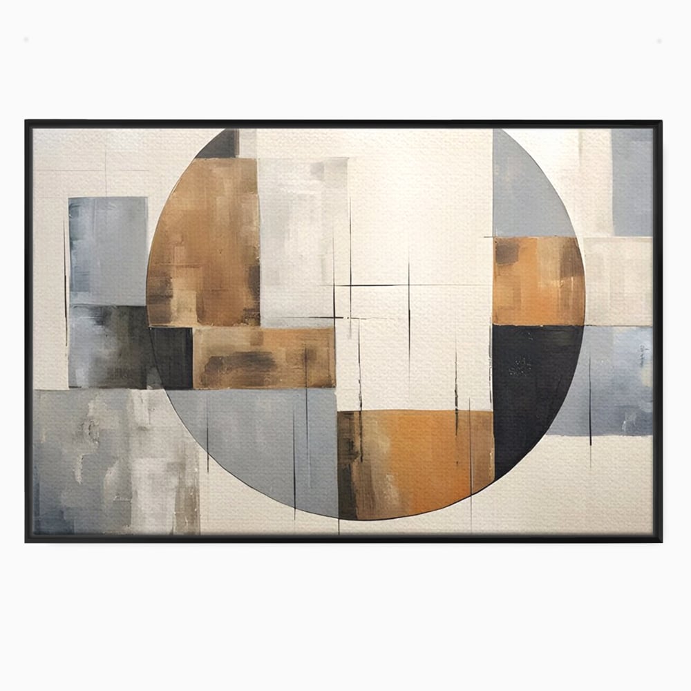 Tablou Canvas Premium LuxCanva® C1249, Black Abstract Lines , Relaxare, Living Room, Culori Vibrante