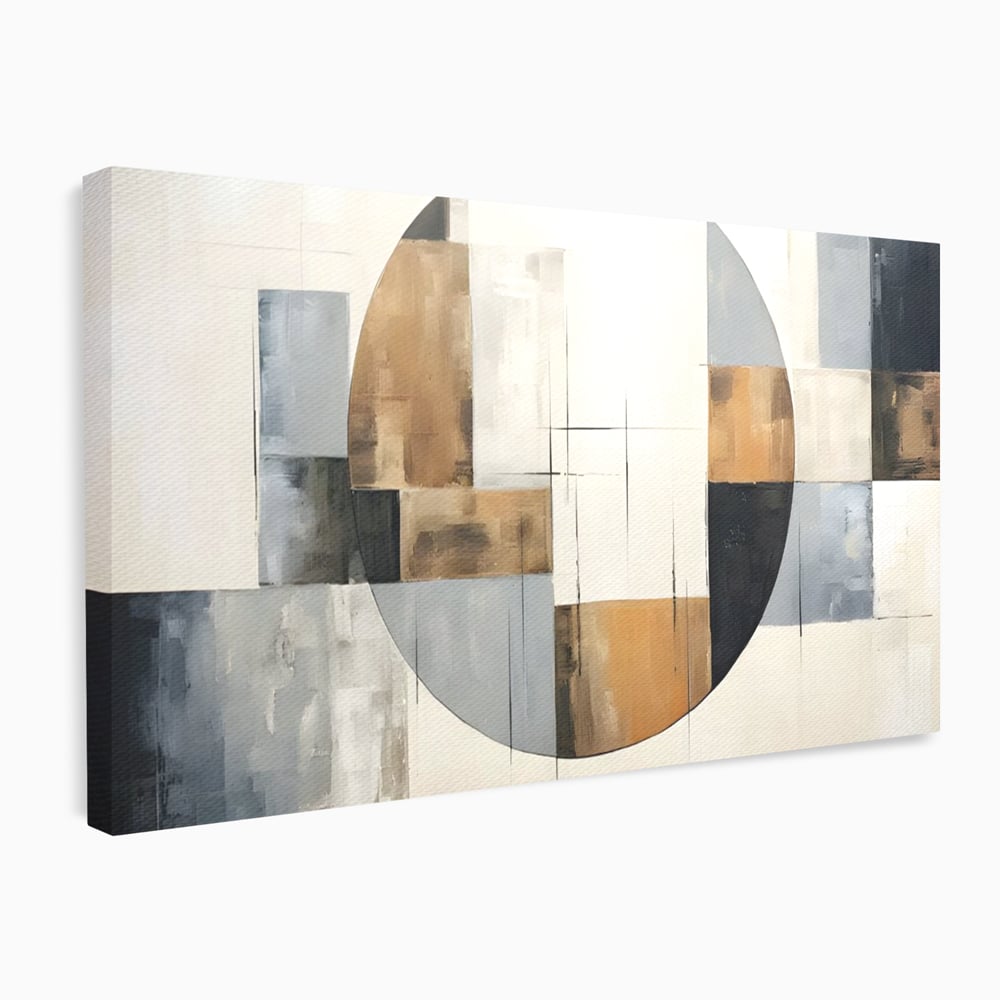 Tablou Canvas Premium LuxCanva® C1249, Black Abstract Lines , Relaxare, Living Room, Culori Vibrante