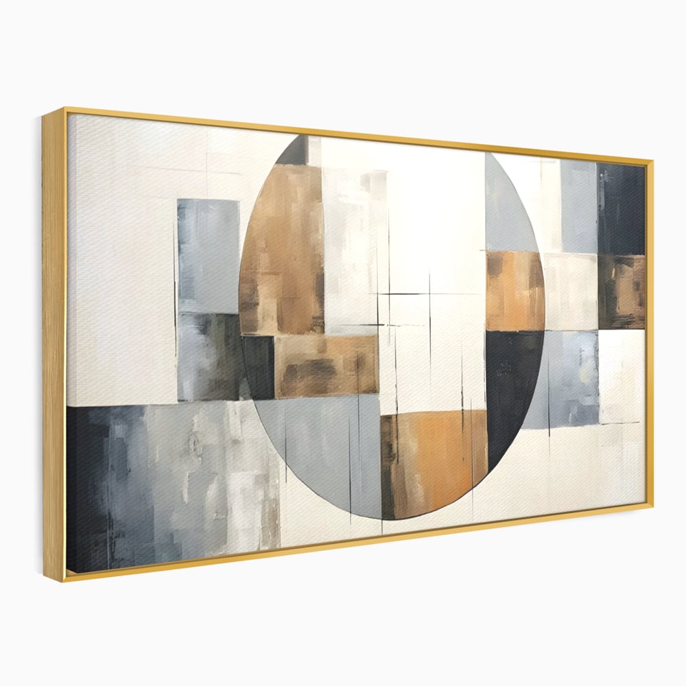 Tablou Canvas Premium LuxCanva® C1249, Black Abstract Lines , Relaxare, Living Room, Culori Vibrante