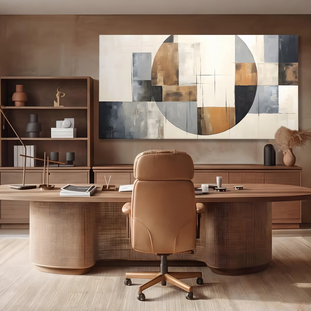 Tablou Canvas Premium LuxCanva® C1249, Black Abstract Lines , Relaxare, Living Room, Culori Vibrante