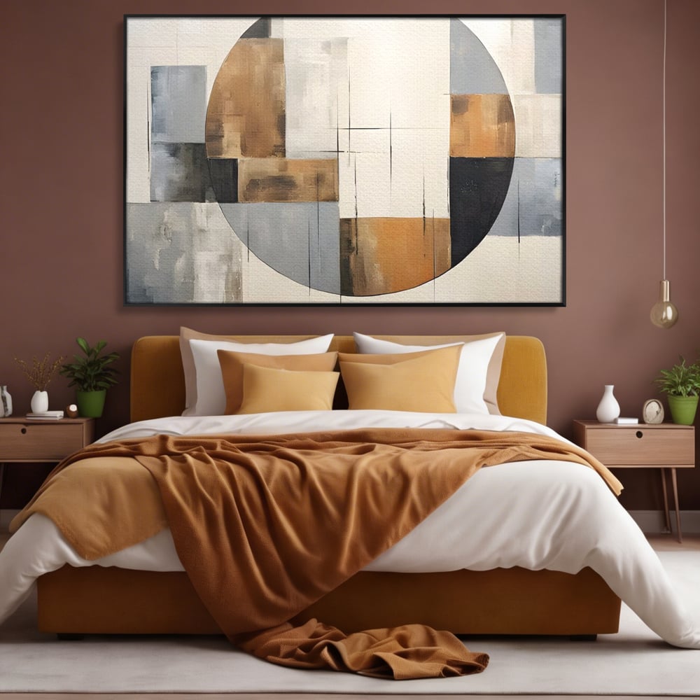 Tablou Canvas Premium LuxCanva® C1249, Black Abstract Lines , Relaxare, Living Room, Culori Vibrante