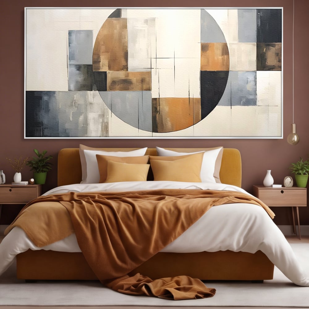 Tablou Canvas Premium LuxCanva® C1249, Black Abstract Lines , Relaxare, Living Room, Culori Vibrante
