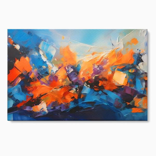 Tablou Canvas Premium LuxCanva® C1250, Futuristic Abstract Art , Relaxare, Living Room, Culori Vibrante