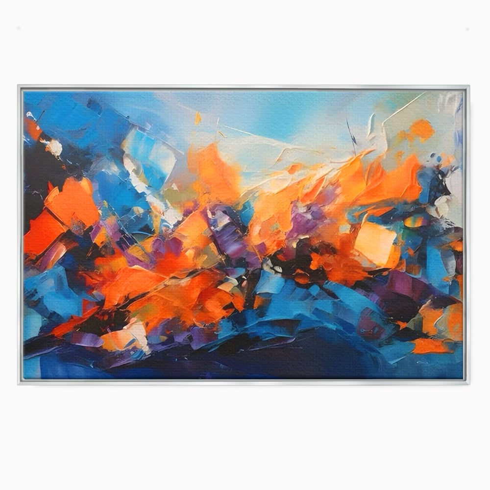 Tablou Canvas Premium LuxCanva® C1250, Futuristic Abstract Art , Relaxare, Living Room, Culori Vibrante