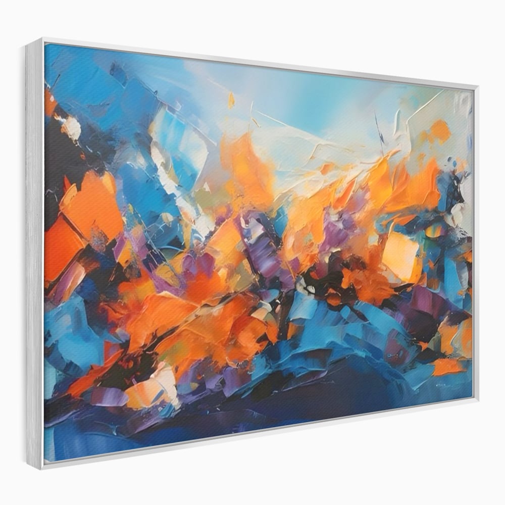 Tablou Canvas Premium LuxCanva® C1250, Futuristic Abstract Art , Relaxare, Living Room, Culori Vibrante