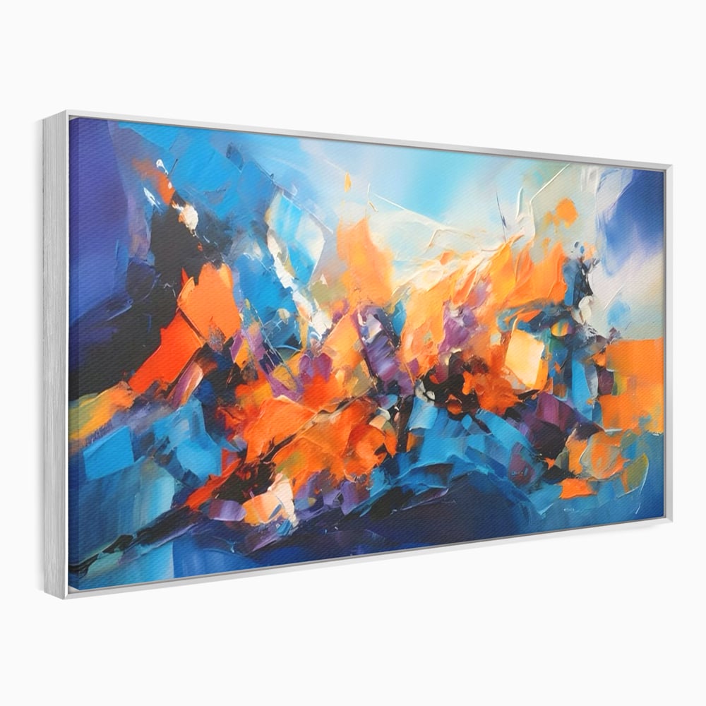 Tablou Canvas Premium LuxCanva® C1250, Futuristic Abstract Art , Relaxare, Living Room, Culori Vibrante