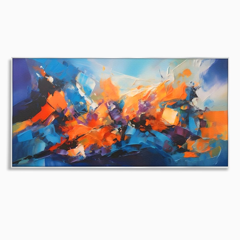 Tablou Canvas Premium LuxCanva® C1250, Futuristic Abstract Art , Relaxare, Living Room, Culori Vibrante