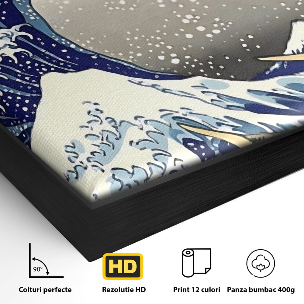 Leinwand Wandbilder Premium, LuxCanva® C1252, Surfen Wellen, Entspannen, Wohnzimmer, Kinderzimmer Lebendige Farben