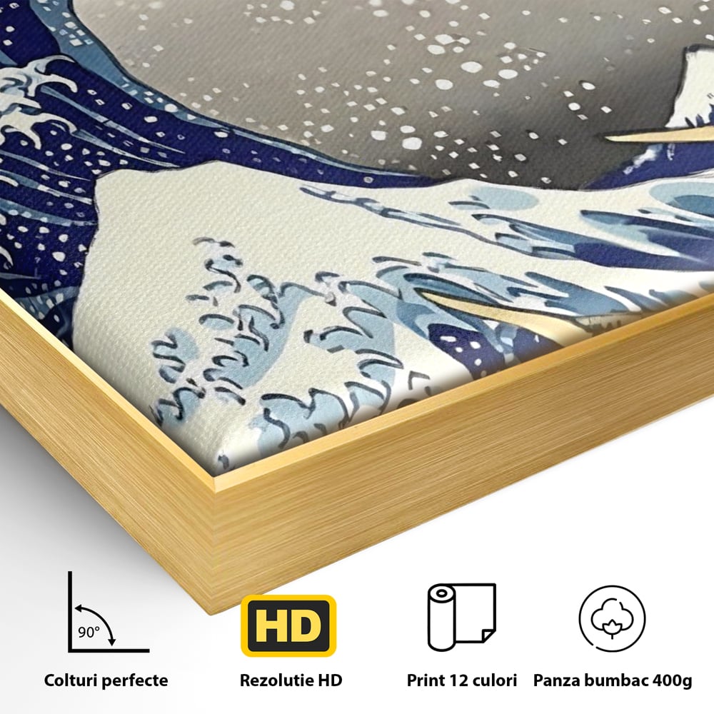 Leinwand Wandbilder Premium, LuxCanva® C1252, Surfen Wellen, Entspannen, Wohnzimmer, Kinderzimmer Lebendige Farben