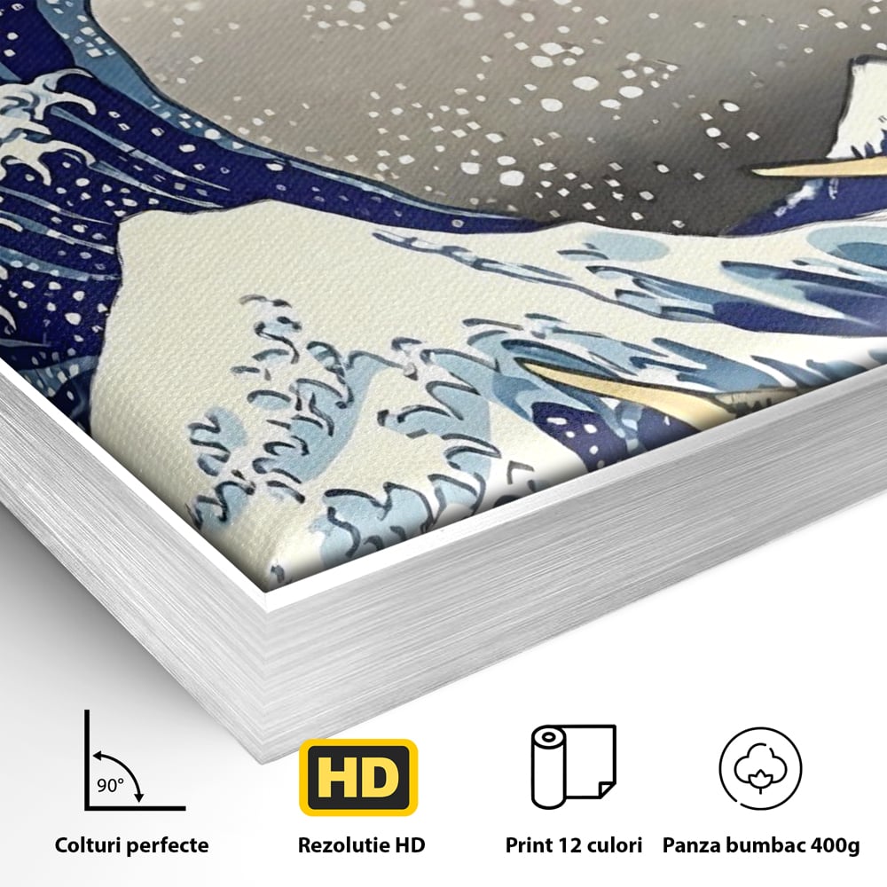 Leinwand Wandbilder Premium, LuxCanva® C1252, Surfen Wellen, Entspannen, Wohnzimmer, Kinderzimmer Lebendige Farben