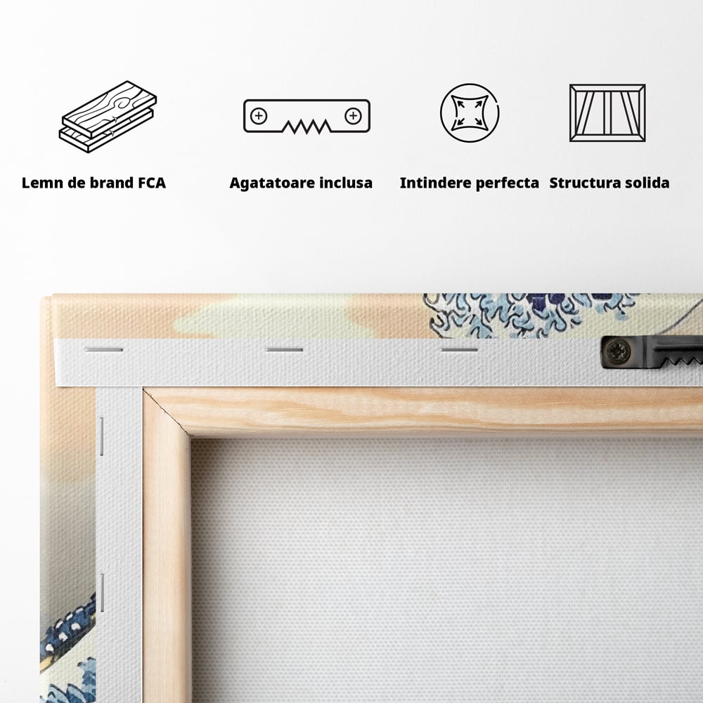 Leinwand Wandbilder Premium, LuxCanva® C1252, Surfen Wellen, Entspannen, Wohnzimmer, Kinderzimmer Lebendige Farben