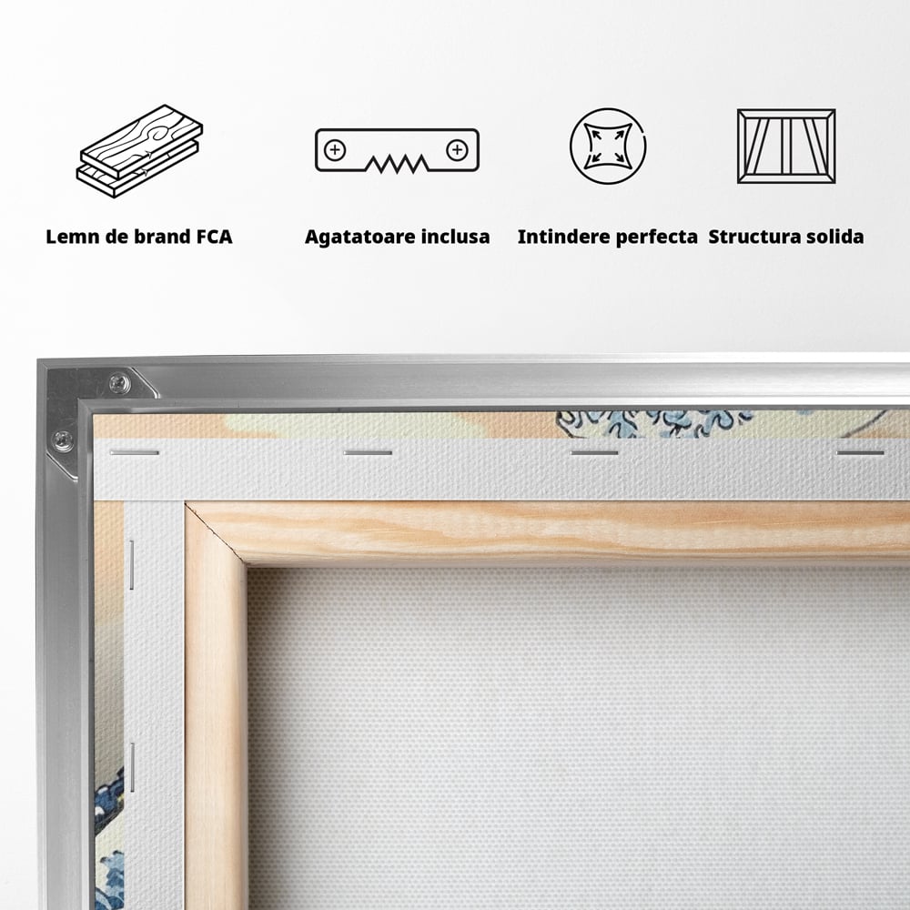 Leinwand Wandbilder Premium, LuxCanva® C1252, Surfen Wellen, Entspannen, Wohnzimmer, Kinderzimmer Lebendige Farben